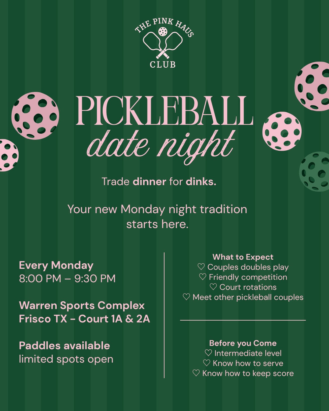 💕 Pickleball Date Night